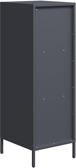 Metal Office Cabinet Anthracite 35x39x103.5cm