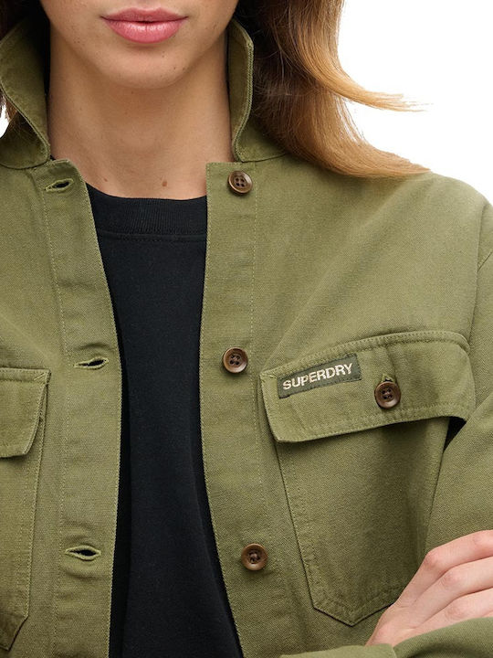 Women's Khaki Overshirt