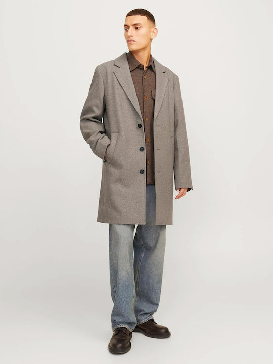 Jack & Jones Men's Half Coat beige