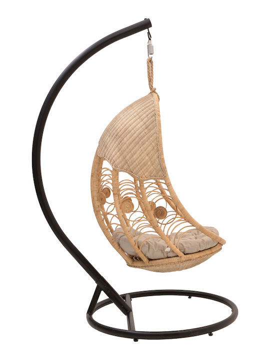 Labreone Φωλιά με Βάση Rattan Μ82xΠ82xΥ200cm Καφέ Labreone Φωλιά με Βάση Rattan Μ82xΠ82xΥ200cm Καφέ
