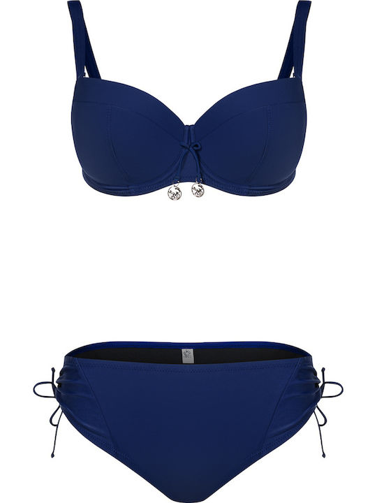Set Bikini Navy Μπλε