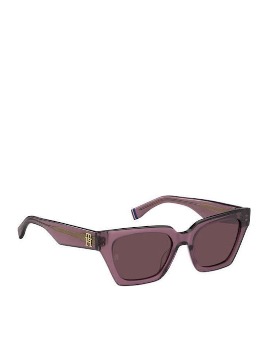 Tommy Hilfiger Women's Sunglasses with Purple Plastic Frame and Purple Lens TH2101/S G3I/U1
