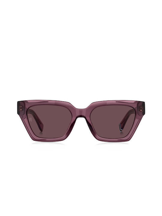 Tommy Hilfiger Women's Sunglasses with Purple Plastic Frame and Purple Lens TH2101/S G3I/U1