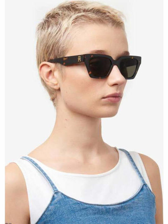 Tommy Hilfiger Women's Sunglasses with Purple Plastic Frame and Purple Lens TH2101/S G3I/U1