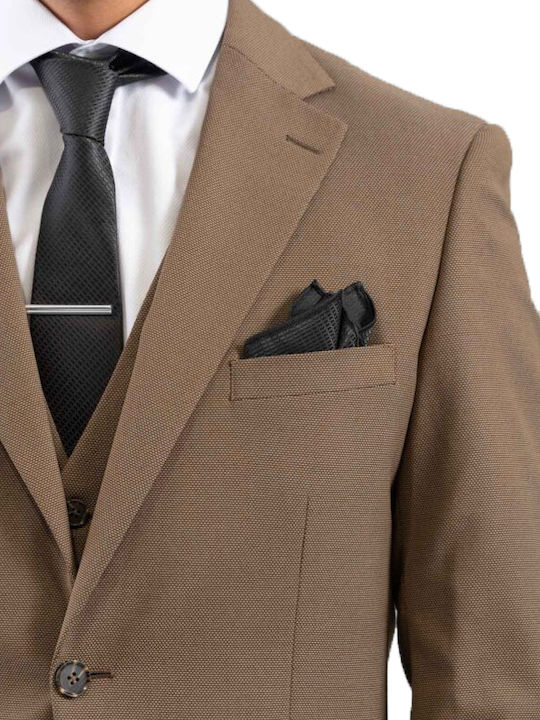 Зима Мъжки Костюм Brown