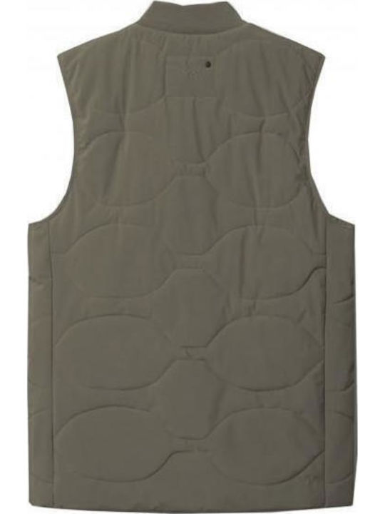 Sleeveless Jacket Light Brown