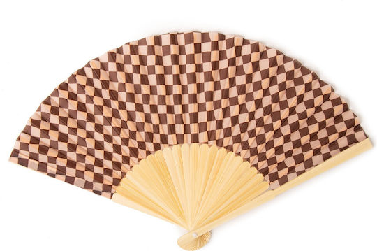 Out of the Blue Fan Coffee / Beige 21cm