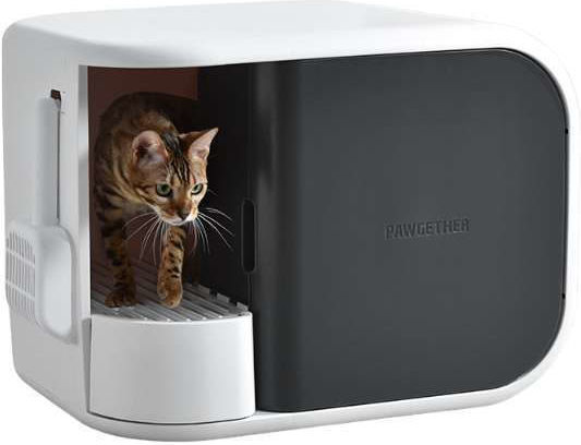 Pawgether Τουαλέτα Γάτας Κλειστή Λευκή Μ60.3 x Π45.4 x Υ45.4cm