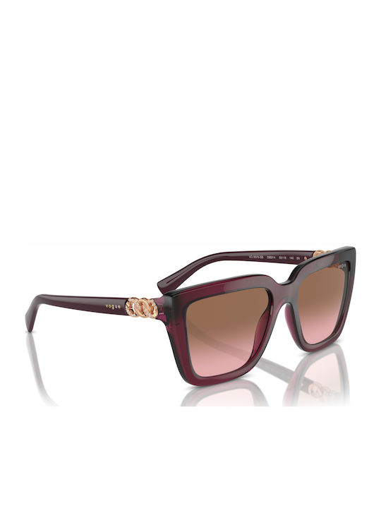 Vogue Feminini Ochelari de soare cu Burgundy Cadru și Maro Degrade Lentilă VO5575SB 298914