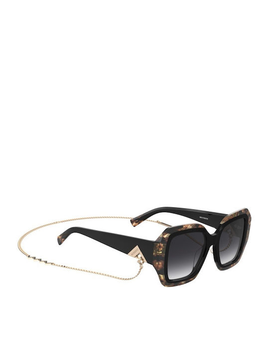 Missoni Women's Sunglasses with Brown Tartaruga Plastic Frame and Gray Gradient Lens MIS 0168/G/S WR7/9O