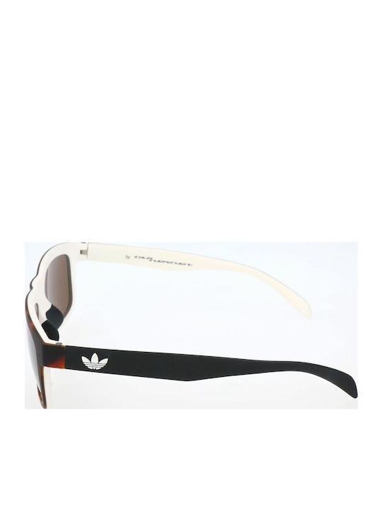 adidas Unisex Sunglasses with Brown Tartaruga Plastic Frame and Brown Lens AOR005-148001