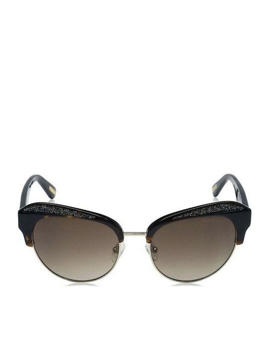 Marciano by Guess Γυναικεία Γυαλιά Ηλίου με Μαύρο Σκελετό και Καφέ Ντεγκραντέ Φακό GM0777 52F