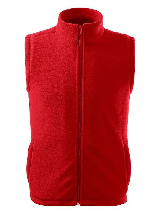 Rimeck Arbeitsweste mit Fleece-Futter Rot