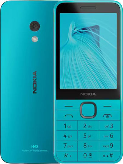 Nokia 235 4G (2024) Dual SIM (125MB/125MB) Mobile with Buttons Blue