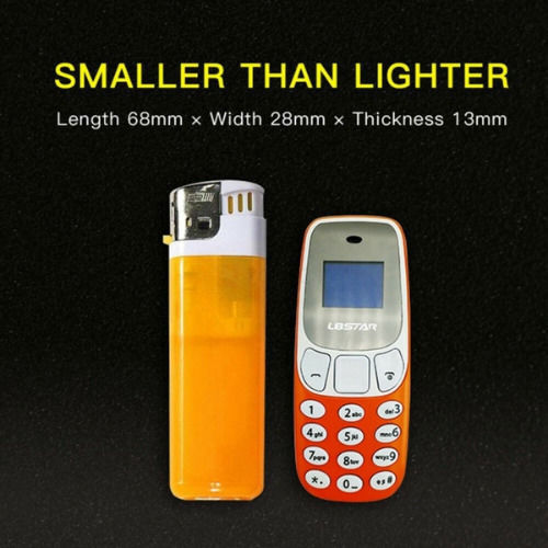 L8STAR BM10 Mini Dual SIM Κινητό με Κουμπιά Μαύρο