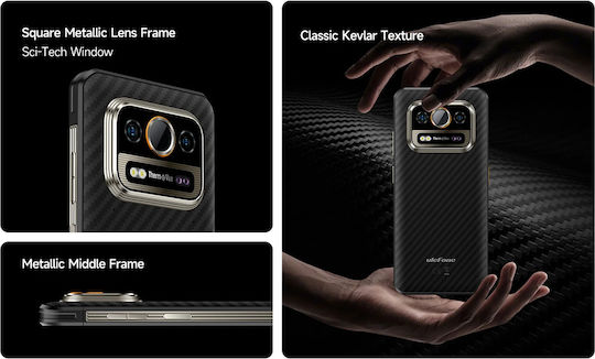 Ulefone Armor 25T Pro 5G Dual SIM (6GB/256GB) Resistant Smartphone Frost Black