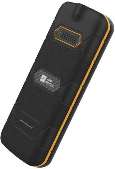 AGM M9F Dual SIM Ανθεκτικό Κινητό με Κουμπιά Μαύρο / Πορτοκαλί