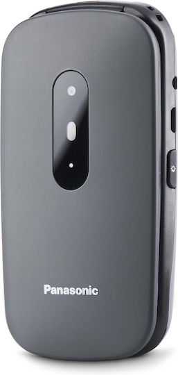Panasonic KX-TU446 Single SIM Telefon Mobil cu Butoane Mari Gri