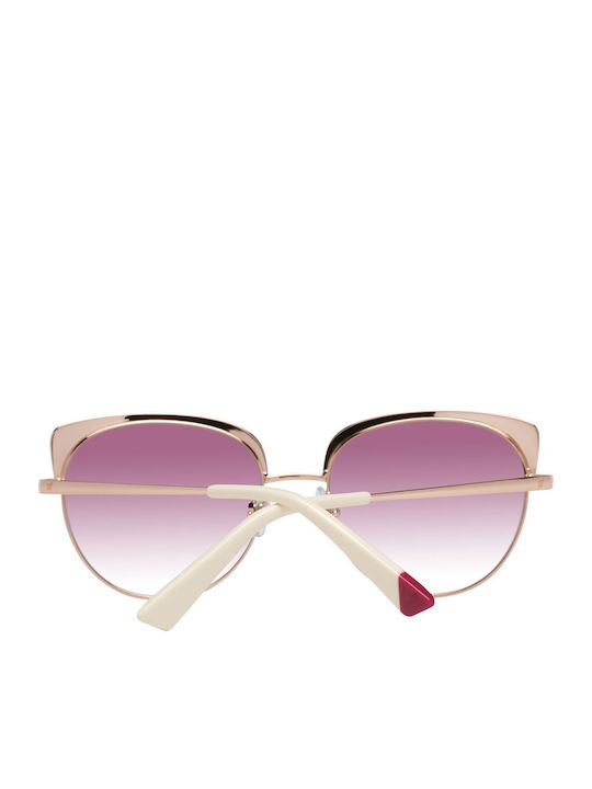 Web WE0271 33Z Women's Sunglasses with Rose Gold Metal Frame and Pink Gradient Lens WE0271 33Z