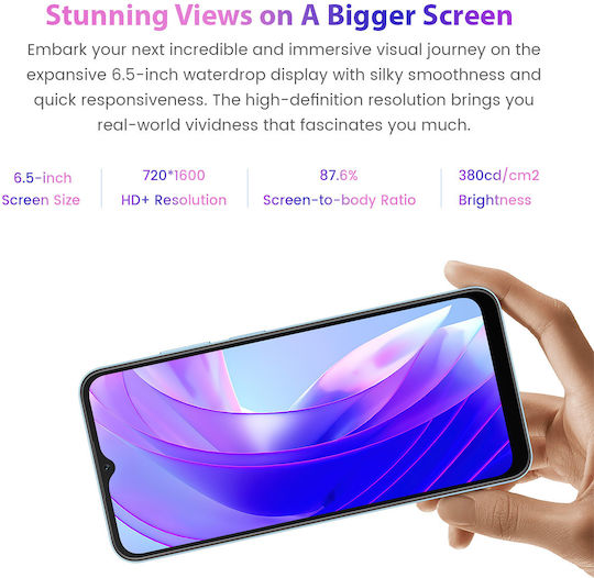 BlackView A52 Pro Две SIM карти (6GB/128GB) Ледено синьо