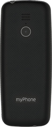 MyPhone 6410 Dual SIM Κινητό με Μεγάλα Κουμπιά (Αγγλικό) Μαύρο