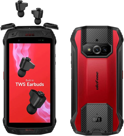 Ulefone Armor 15 Dual SIM (6/128GB) Smartphone Rugged Sport Roșu