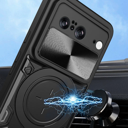 Techsuit Camguard Pro Back Cover Σιλικόνης Μαύρο (Google Pixel 9 / 9 Pro)