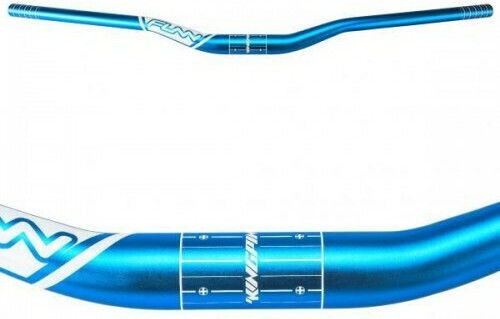 Funn Kingpin Handlebar 31.8mm Rise 30mm X 785mm X 8° Back X 5° Up Blue