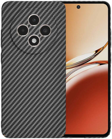 Techsuit Carbonite Fibershell Umschlag Rückseite Schwarz (Oppo Reno12 F 4G, Oppo Reno12 F 5G, Oppo Reno12 FS)