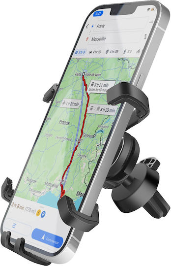 Avizar Car Mount Smartphone Rotatable On Ventilation Grid Black