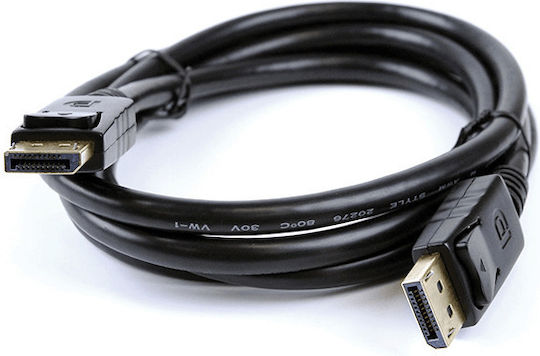 Cable DisplayPort male - DisplayPort male 5m Μαύρο