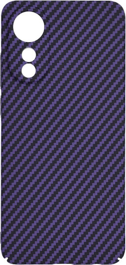 Techsuit Carbon Back Cover Σιλικόνης Μωβ (Oppo A78)