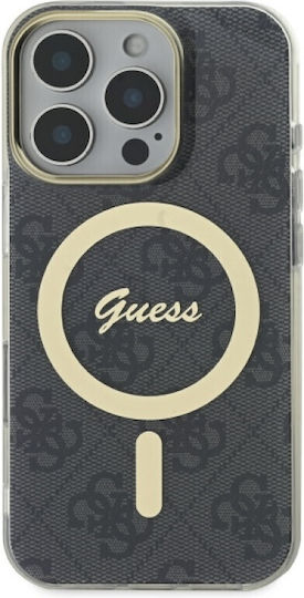 Guess IML Umschlag Rückseite Kunststoff / Silikon Schwarz (iPhone 17 Pro / iPhone 16 Pro)