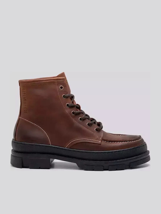 Vega Leather Brown Chelsea Boots