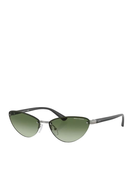 Armani Exchange Ochelari De Soare Gri Cu Ramă Metalică Armani Exchange Ochelari De Soare Gri Cu Ramă Metalică