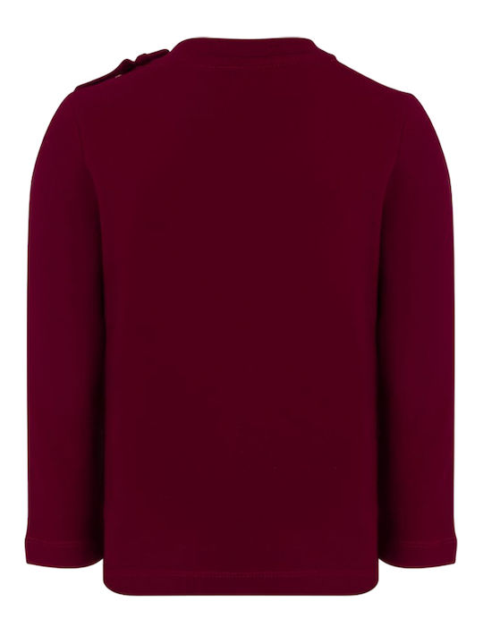 Lapin Children's Blouse Long Sleeve Burgundy