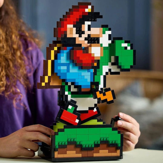 LEGO Super Mario World Mario & Yoshi Pentru 18+ Ani 1215 Bucăți