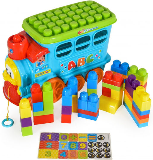 Jun Da Long Toys Jun Da Long Toys Building Blocks Train for 3+ Years 48 Pieces