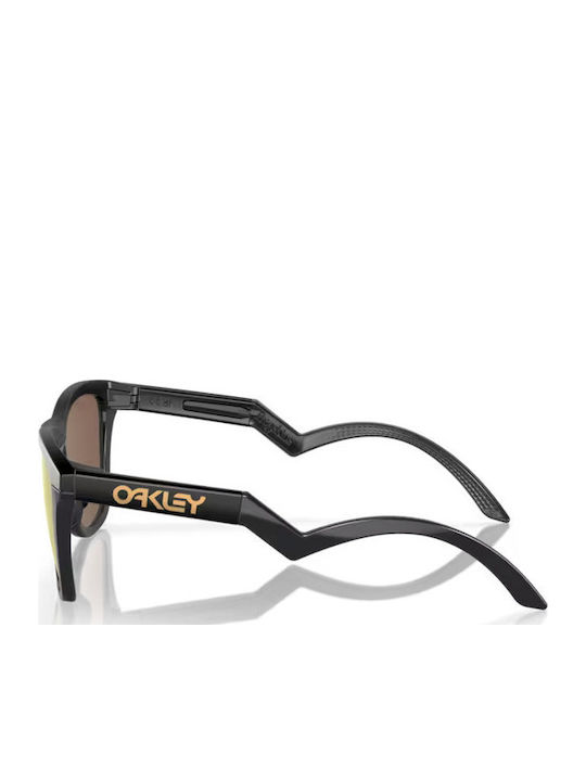 Oakley Frogskins Unisex Sunglasses with Black Plastic Frame and Yellow Mirror Lens OO9289-06