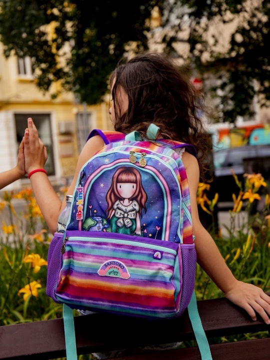Santoro Be Kind To Our Planet Ученическа Раница Полица Многоцветна