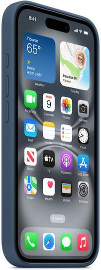 Apple Back Cover Silicone Denim (iPhone 16)