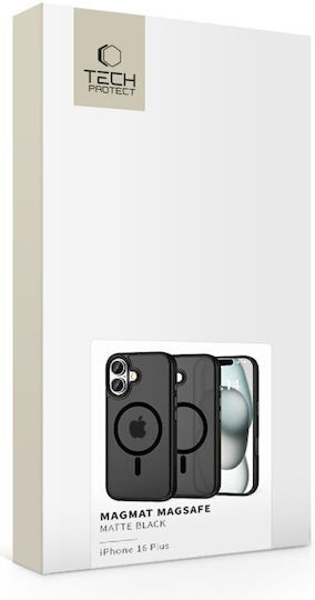 Tech-Protect Magmat Magsafe Back Cover Πλαστικό 2mm Matte Black (iPhone 16 Plus)