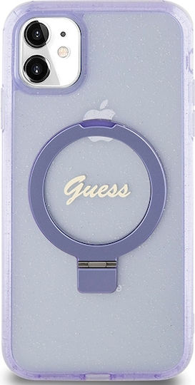 Guess Back Cover Πλαστικό Μωβ (iPhone XR)