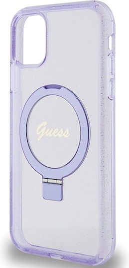 Guess Back Cover Πλαστικό Μωβ (iPhone XR)