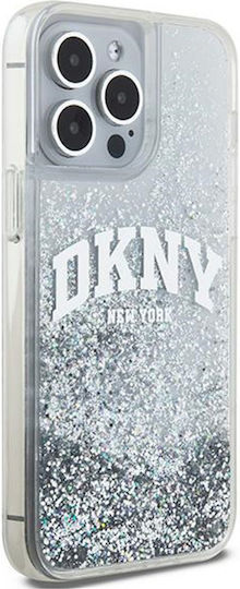 DKNY Liquid Back Cover Plastic / Silicon Alb (iPhone 15 Pro)