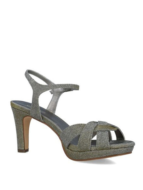 Menbur Damen Sandalen in Gray Farbe