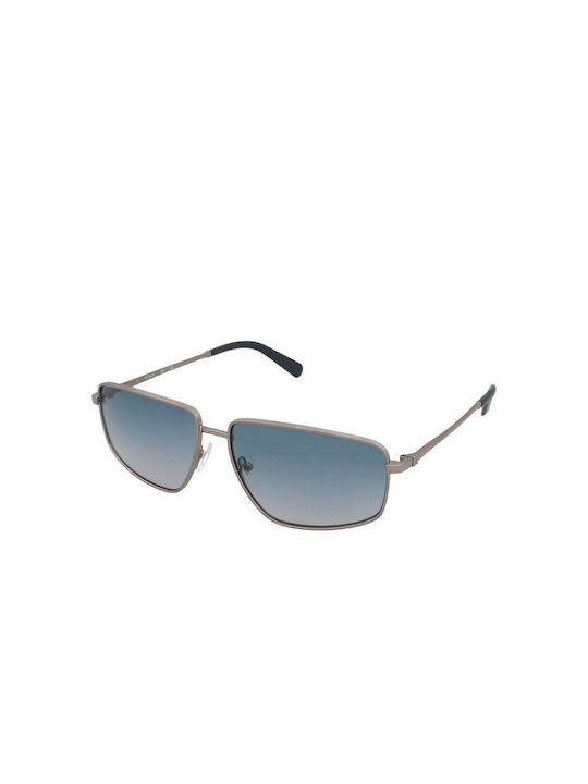 Guess Sunglasses with Silver Frame and Silver Mirror Lens GU00088 08W