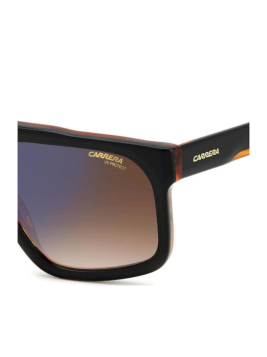 Carrera Men's Sunglasses with Brown Tartaruga Horn-Rimmed Frame and Grey Gradient Lenses 1061/S 37N/A8