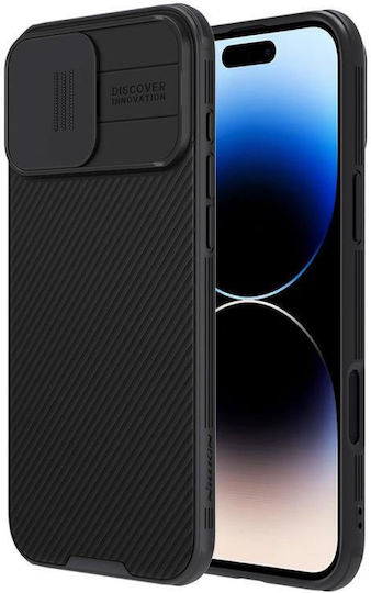 Nillkin Camshield Pro Umschlag Rückseite Gehärtetes Glas 1mm Schwarz (iPhone 17 Pro / iPhone 16 Pro)