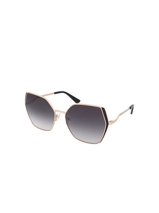 Guess Ochelari De Soare Pentru Femei Cu Ramă Metalică Auriu Și Lentile Gri Degrade
